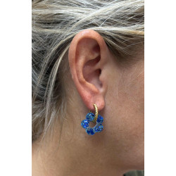 Pampille Calie Bleu paillette