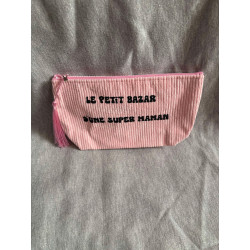 Pochette maquillage à personnaliser