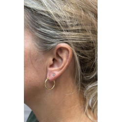 Créole à boucle or