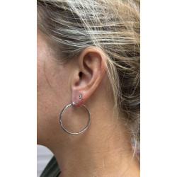 Créole auréole argent