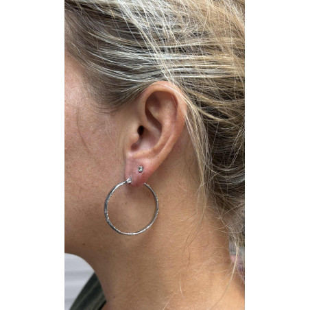 Créole auréole argent