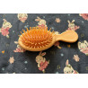 Brosse à cheveux orange